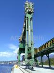 Red Sturdy Screw Ship Unloader Automatically Unloaded High Efficiency