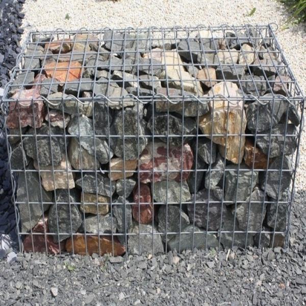 Practical Gabion Retaining Wall With Cover Stable Gridwall Panels Welded Gabion