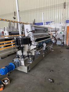 PLC Controlled 9 Motors Manual Window Glass Edging Grinding Machine for Customization
