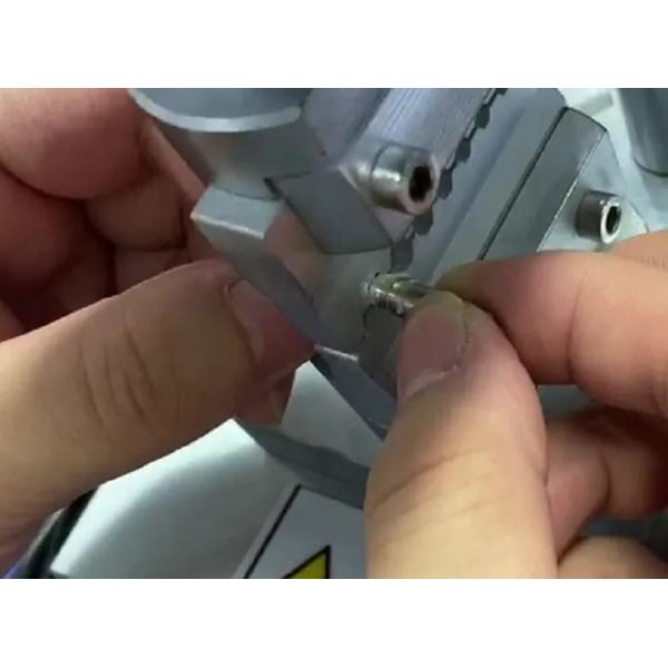 High Precision Air Pressure Optical Fiber Cable Connector Crimping Machine with 2.0T Crimp Force and Metal Construction