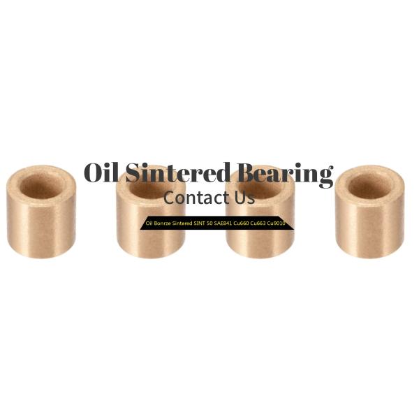 Sintered Bronze Oil Impregnated Self Lubricating Sleeve Bearings