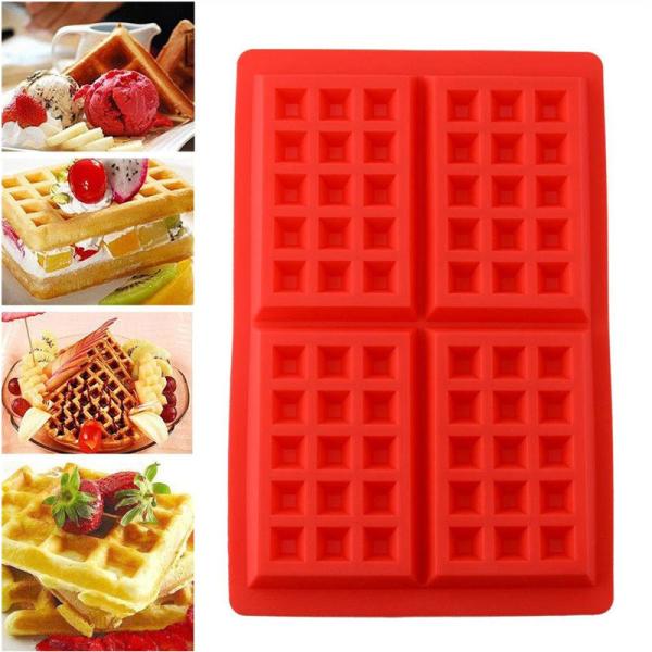 Quality Two Component Platinum Curing Silicone Waffle Mold Food Grade Food Safe Silicone Molds LFGB for sale
