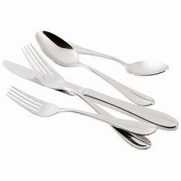 China deluxe Polished 24pc 1810 Stainless Steel Flatware Sets for daily use wholesale