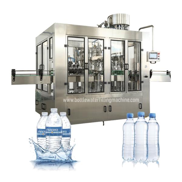 Quality SUS304 OPP Label 500ML Water Bottle Filling Machine Plastic Screw Cap for sale