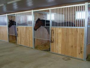 China Luxury Horse Stable Box / Portable Horse Stalls With Bamboo Wood wholesale