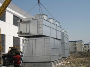China Energy Saving Industrial Evaporative Condenser 180 M3/H Spray Water Flow Rate wholesale