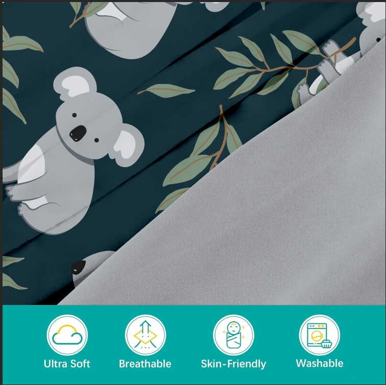 Breathable Bassinet Cover Sheet Machine Washable With Modern Minimalist Style