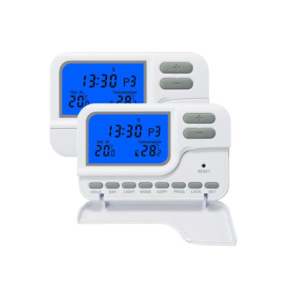 Riseem Digital LCD Display 7 Day Programmable Wiring a Room Thermostat with Manual Override Mode