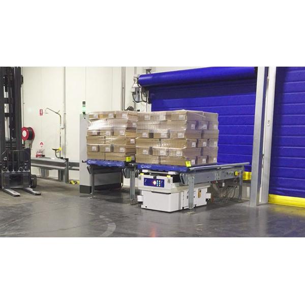 Lifting Type Magnetic Tape AGV Auto Guided Vehicle With 360 Degree Rotation Function