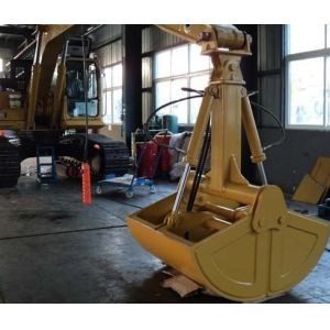 Small Excavator Mechanical Clamshell Bucket For CX350 CX380