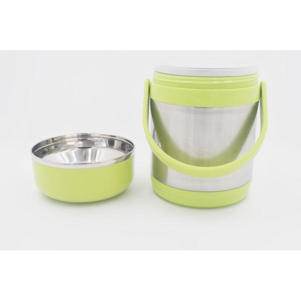 2L Outdoor used stainless steel portable food warmer insulated vacuum stewed hot container