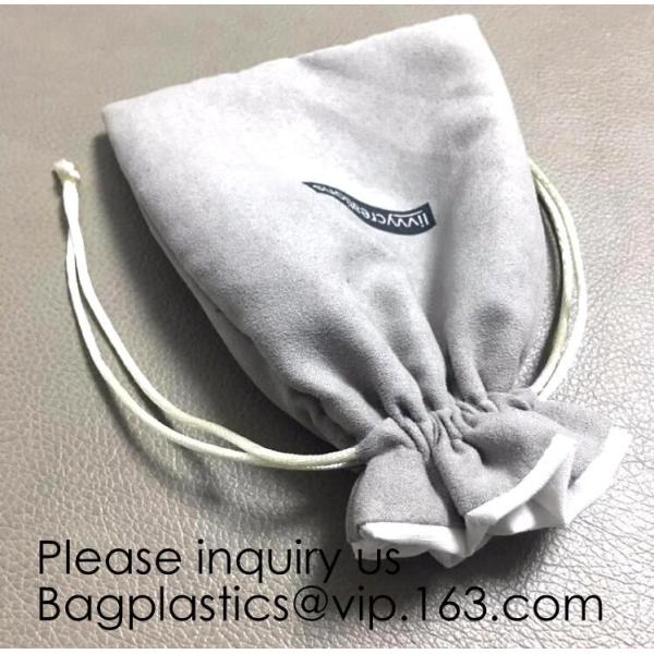 Velvet Cloth Drawstring Pouches Handy Gifts Jewelry Bags,Cream Drawstrings Velvet Bags for Jewelry, Gift, Wedding Favors