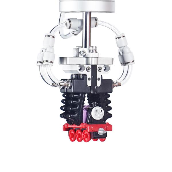 3 Fingers Pneumatic Manipulator Robotic Arm Gripper 300g Load CE Certification