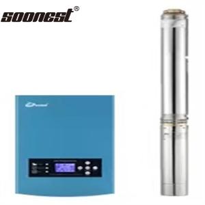 China 120M 5500W Solar Water Pump Solar Power Submersible Water Pump With Panel Solar System Submersible Pump wholesale