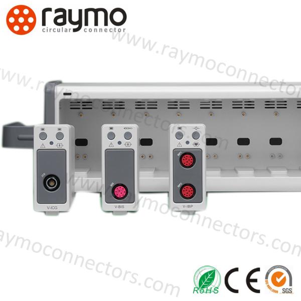 4 Pin Male Cable Connector , Circular Push Pull Connectors Provide Secure Connectivity