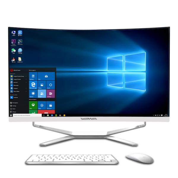 Quality Core I3 I5 I7 23.8 Inch Curved Screen Gaming Computer Desktop All In One Pc For Gaming for sale