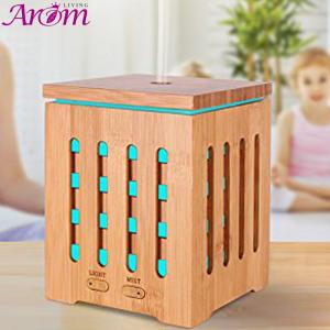 China Ultrasonic 200ml Real Bamboo Fragrance Diffuser wholesale