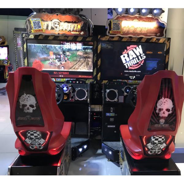 Indoor coin operated racing simulator video amusement dirty driving arcade car race game machine for arcade center