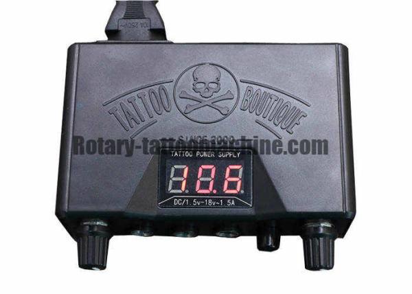 Quality LCD Dual Tattoo Machine Power Source , DC Power Supply Tattoo With Shader / Liner Connection for sale