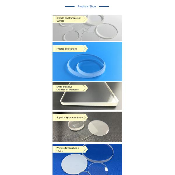 Quartz Glass Plate Semiconductor Fused Silica Wafer Quartz Glass