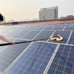 End Dual Supply Version Solar Panel Cleaning Brushing Customization and