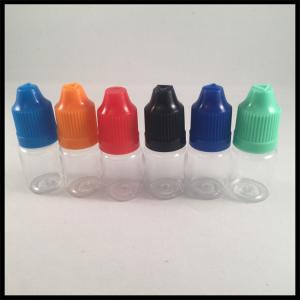 China Medicial Grade Plastic Eye Dropper Bottles , PET 5ml Plastic Dropper Bottles on sale