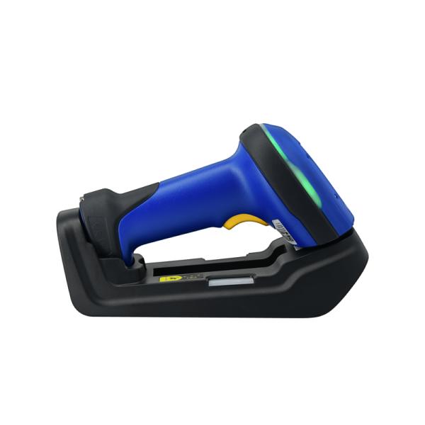 QR Code Reader 1D 2D Industrial 2.4GHz Wireless Barcode Scanner for Courier Logistics