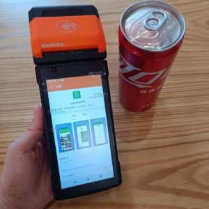 Touchscreen Fingerprint Smart POS Lightweight Compact With NFC Card Reader