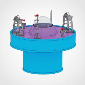 Electric Floating Ball Blaster for Kids Indoor Playground