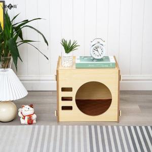 China Solid Wood Timber Dog Bed Cat Passage Small Teddy Combination Universal on sale
