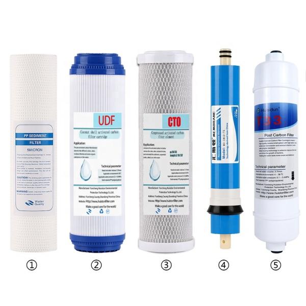 Quality Power Source USB 5 Stage PP UDF CTO RO T33 Compatible with 10 Inch Filter Housing for sale
