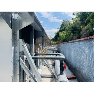 China Steel Structure Leisure Swimming Pool Intelligent Control 2000mm Pool Depth wholesale