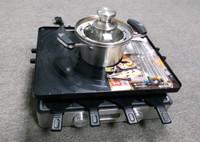 Quality Light Weight Multi Function Cooker Master With Raclette And Fondue Set for sale