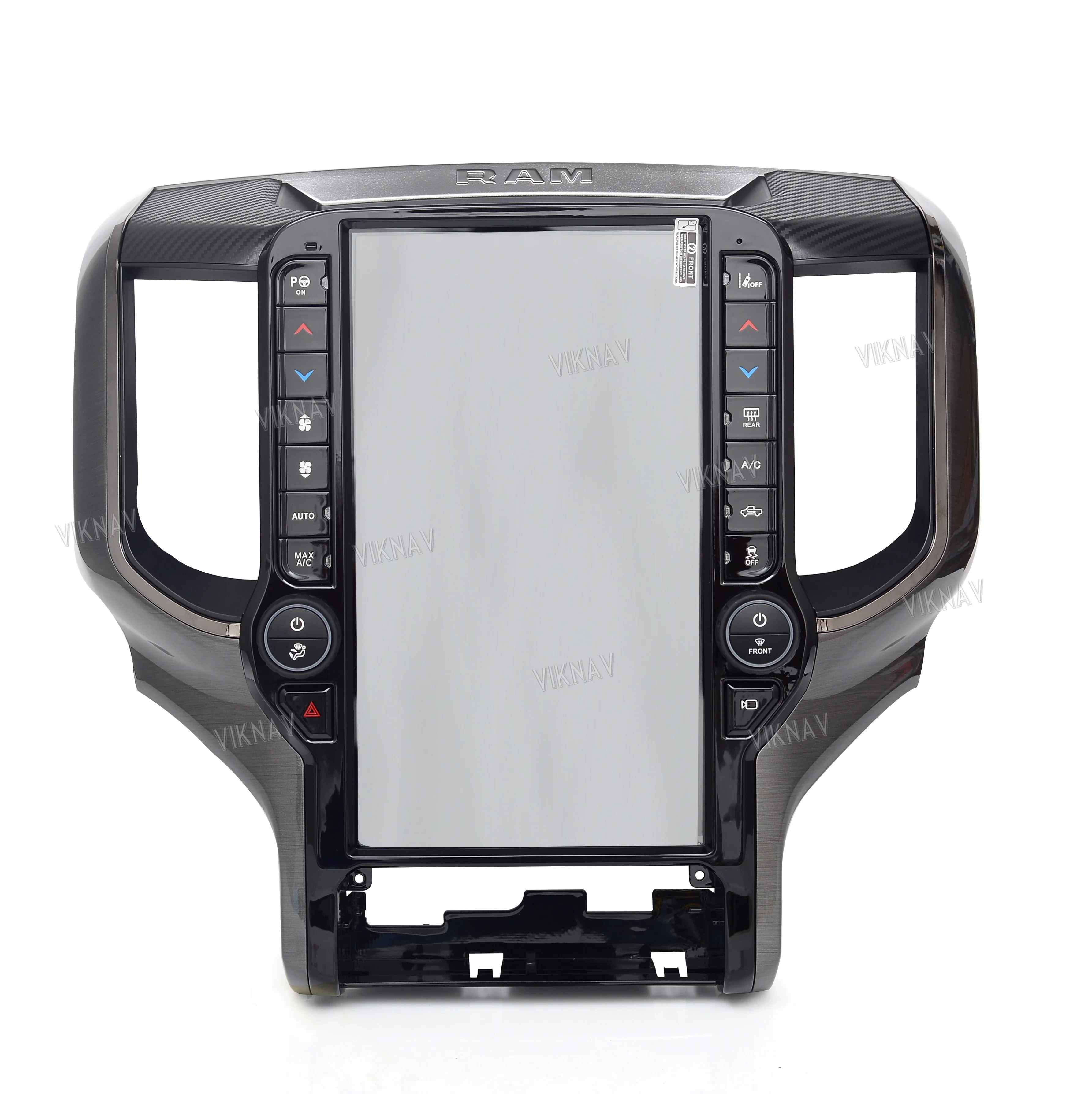 VIKNAV 13.6 Inch Car Radio for Dodge Ram 1500 (2019-2024) Aftermarket Stereo Carplay Android Head Unit