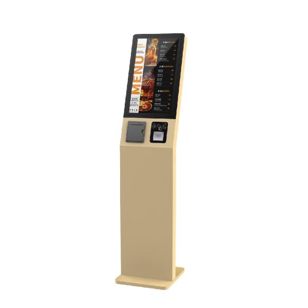Fast Food Self Service Kiosk For Restaurants Food Trucks With Pos Terminal