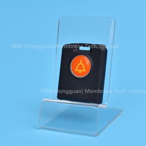 China Conductive Silver Ink Membrane Keyboard With Plastic Case on sale