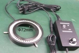 72mm Uniform Microscope Ring Light Illuminator Soft High Brightness