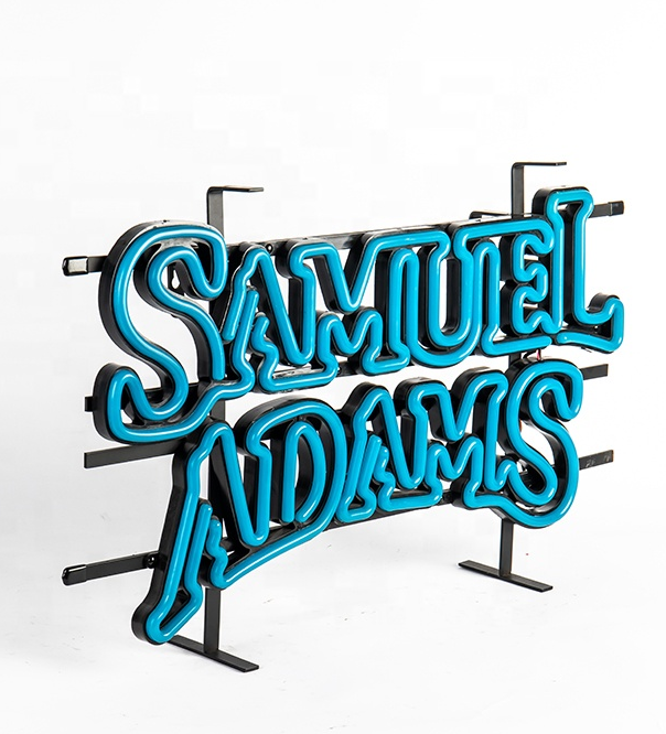 18cm Wall Mounting UL PVC Neon Sign 3d Neon Logo Blue