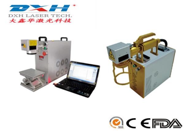 Quality Computerized Tabletop Fiber Laser Marking Machine 50~180mm Marking Range 20W 30W 50W for sale