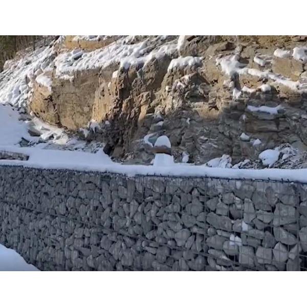 ISO45001 Certified Zn-5 Al Galvanized Welded Wire Mesh Panels with 50x70 Hole Size for Gabion Retaining Wall