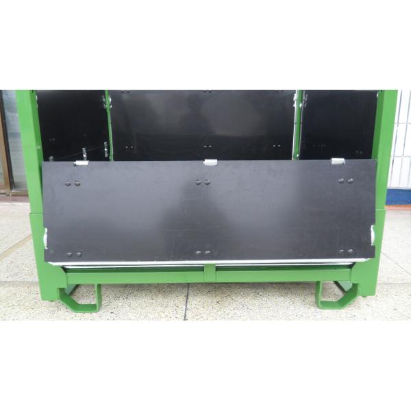 Durable Collapsible Wire Container Large Load Capacity With PP Sheets