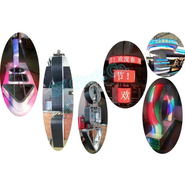 Custom Small Flexible LED Screen for Exhibition Module Size 288*120mm Flexible Design