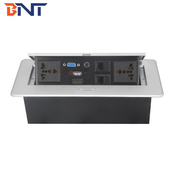 BNT Conference Table Multimedia Pop Up Outlet Desktop Pop Up Plug Socket