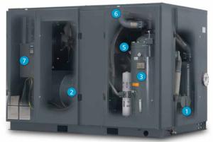 China 90 kW Rotary Screw Air Compressor GL90VSD wholesale