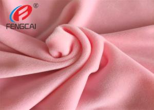 95% Polyester 5% Spandex Velvet Fabric Plain Dyed For Baby Clothes Super Soft