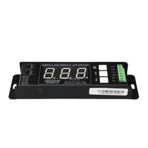 High Frequency PWM DMX 512 Lighting Controller , CV12V - 24V RGB Strip DMX