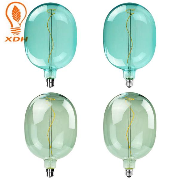 6W Oversize LED Bulb 220V B22 E27 Spiral Filament Bulb