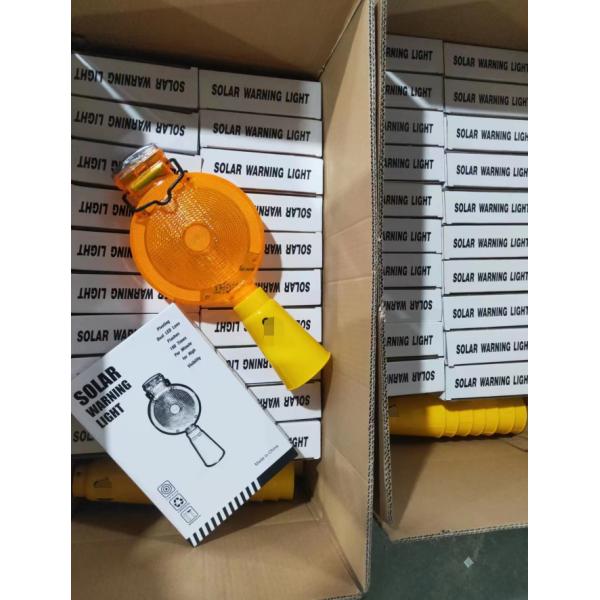Solar Led Road Safety Warning Light Emergency Roadside Safety Led Caution Light Solar Pc Led Beacon Traffic Warning Cone