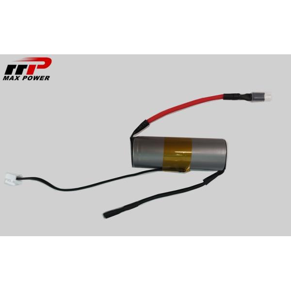 3.7V 18500 Li Ion Rechargeable Battery Pack Quick Discharge 10C 12A