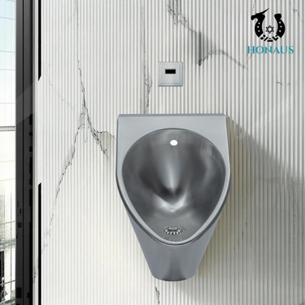 Stainless Steel 304 316 Bathroom Toilet Urinal Parryware Sensor Urinal 497*330*500mm
